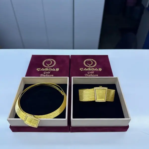 925 Sterling Silver - 9-5 Edge Trabzon Woven Set