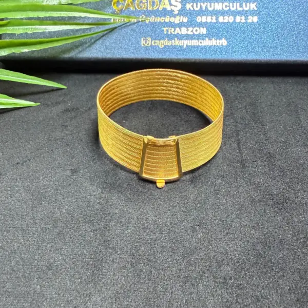 925 Sterling Silver - 9-Row Trabzon Woven Bracelet