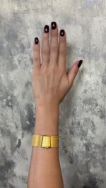 925 Sterling Silver – 9-Row Trabzon Woven Bracelet - Görsel 5