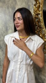 925 Sterling Silver – 7/5-Row Trabzon Woven Jewelry Set