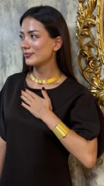 925 Sterling Silver – 21/7-Row Trabzon Woven Jewelry Set