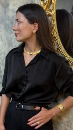 925 Sterling Silver – 11/5-Row Trabzon Woven Full Stone Jewelry Set with Earrings & Ring - Görsel 3