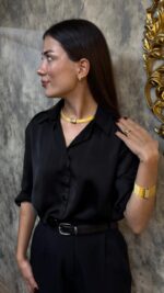 925 Sterling Silver – 13/5-Row Trabzon Woven Full Stone Jewelry Set with Earrings & Ring - Görsel 2