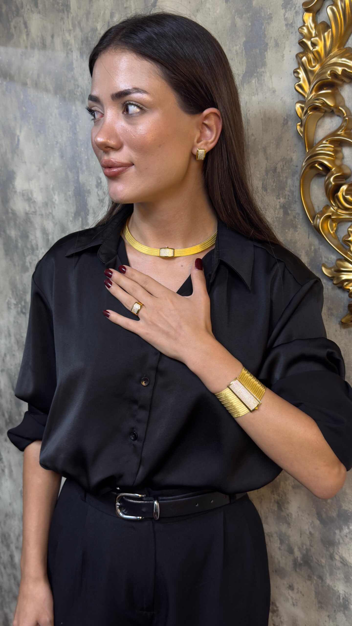 WhatsApp-Image-2026-09-04-at-22.31.32-scaled-1.jpeg 925 Sterling Silver – 17/5-Row Trabzon Woven Full Stone Jewelry Set - Görsel 1