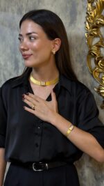 925 Sterling Silver – 5/7-Row Trabzon Woven Full Stone Jewelry Set with Earrings & Ring