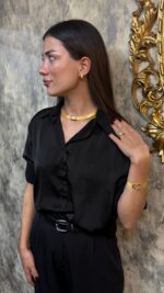 925 Sterling Silver – 7/5-Row Trabzon Woven Full Stone Jewelry Set - Görsel 2